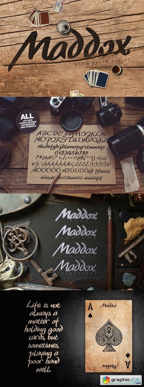 Maddox Brush Typeface