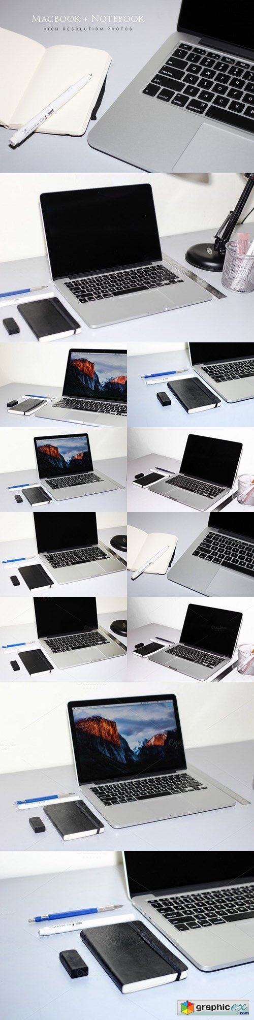 Macbook Pro + Notebook - 7 Photos