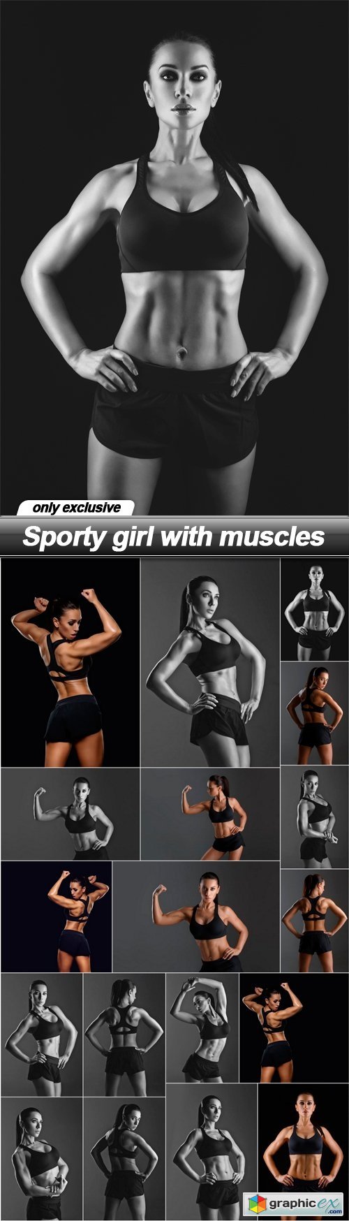 Sporty girl with muscles - 18 UHQ JPEG
