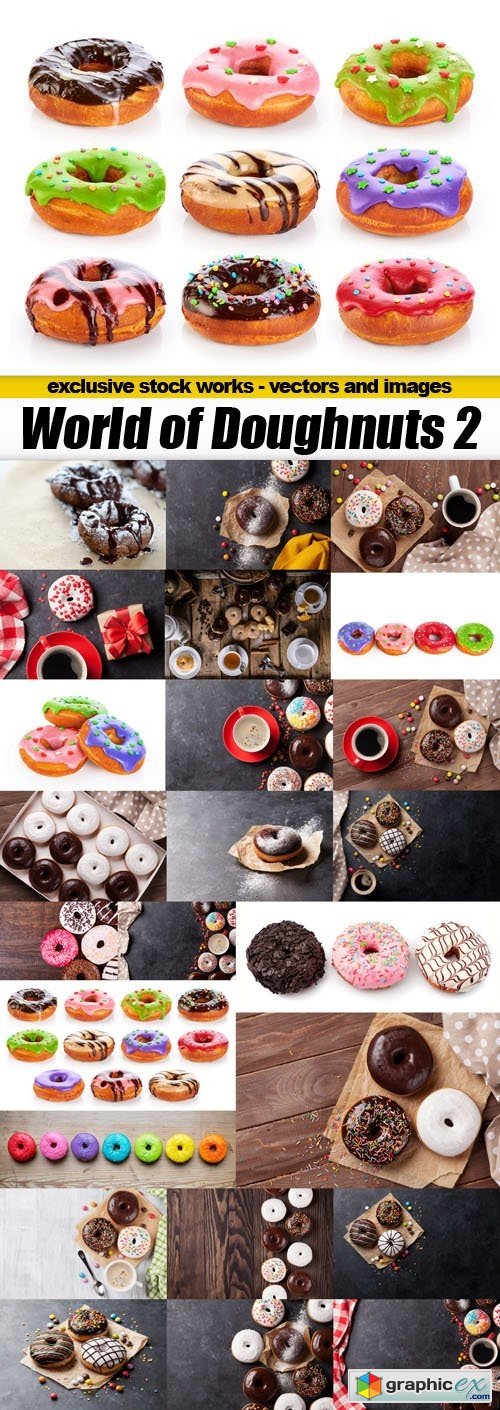 World of Doughnuts 2 - 25xUHQ JPEG