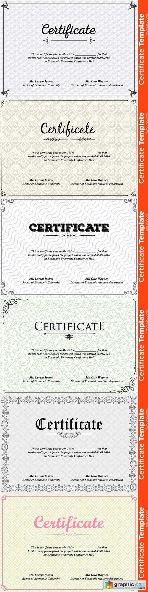 Certificate Template PSD