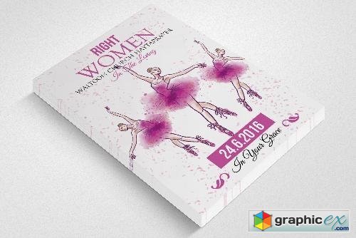 Women Day Flyer Template