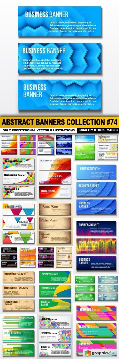 Abstract Banners Collection #74