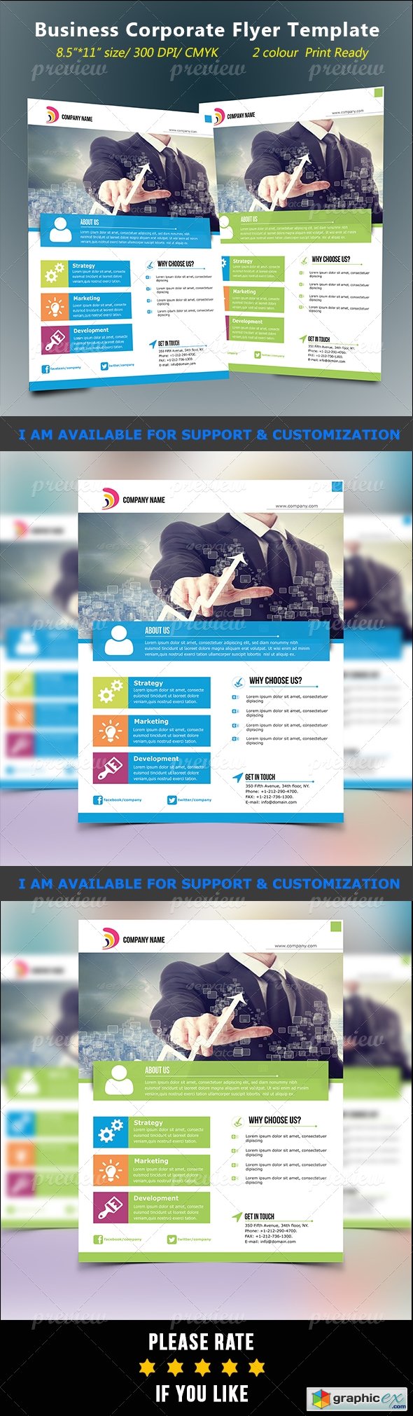 Corporate Business Flyer 4843
