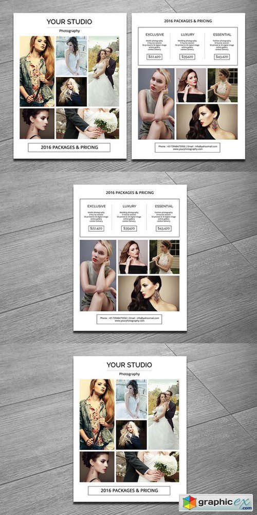 Photography Pricing Template-V276