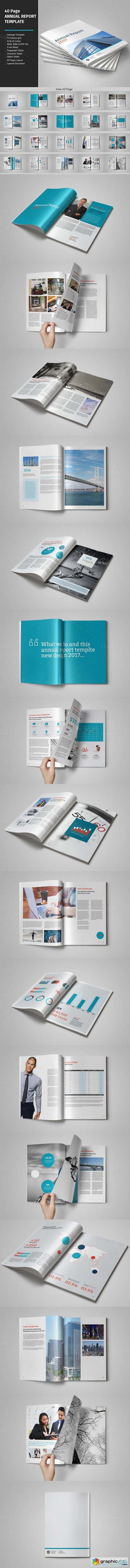 40 Page Annual Report Template