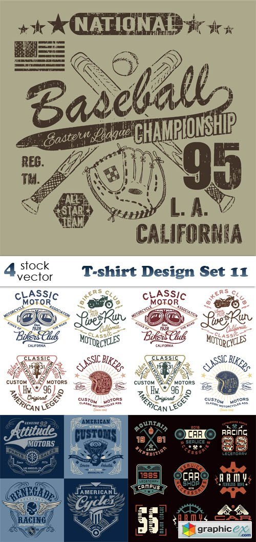 T-shirt Design Set 11