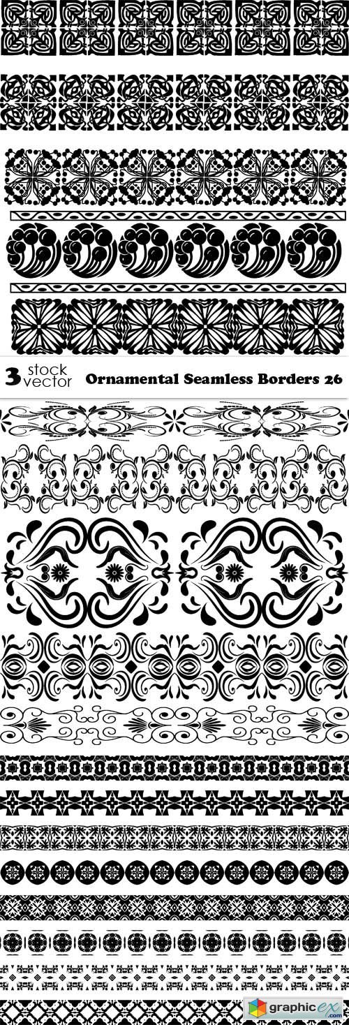 Ornamental Seamless Borders 26