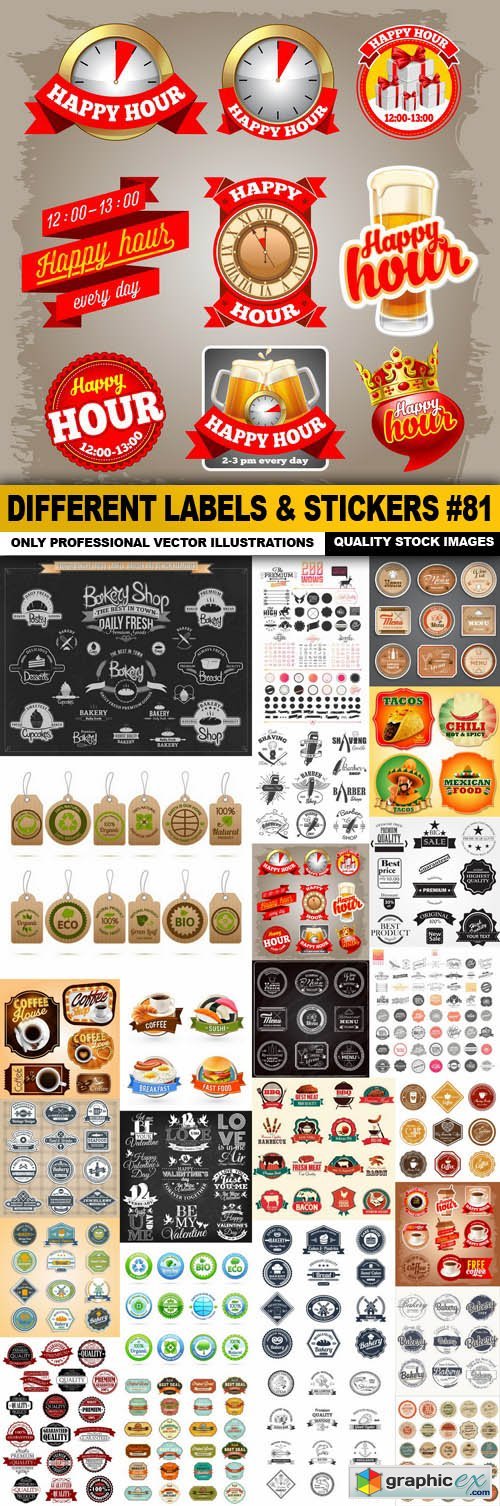 Different Labels & Stickers #81