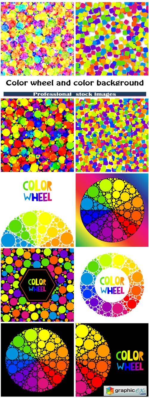 Color wheel and color background