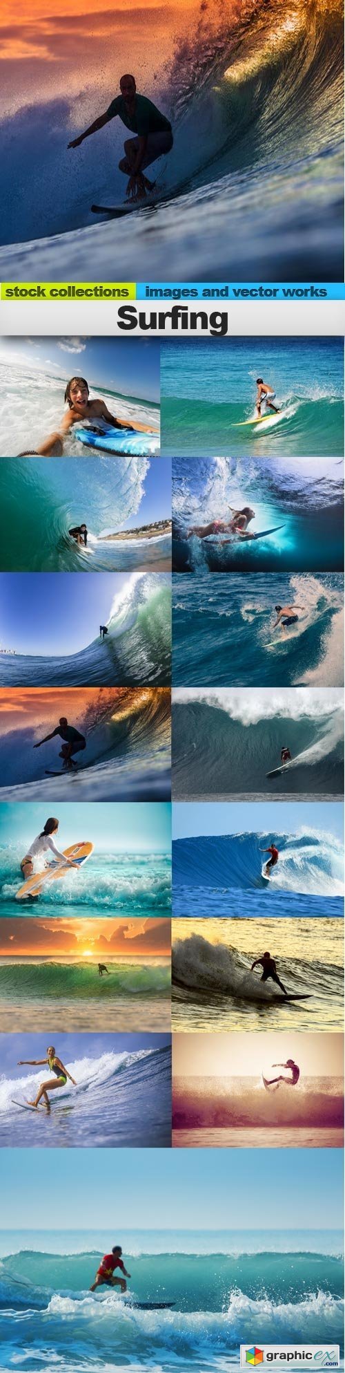 Surfing, 15 x UHQ JPEG