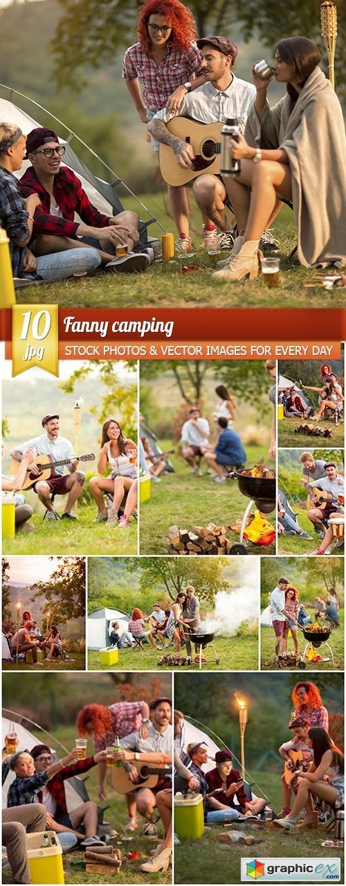 Fanny camping, 10 x UHQ JPEG