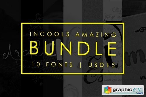 Incools Amazing Fonts Bundle
