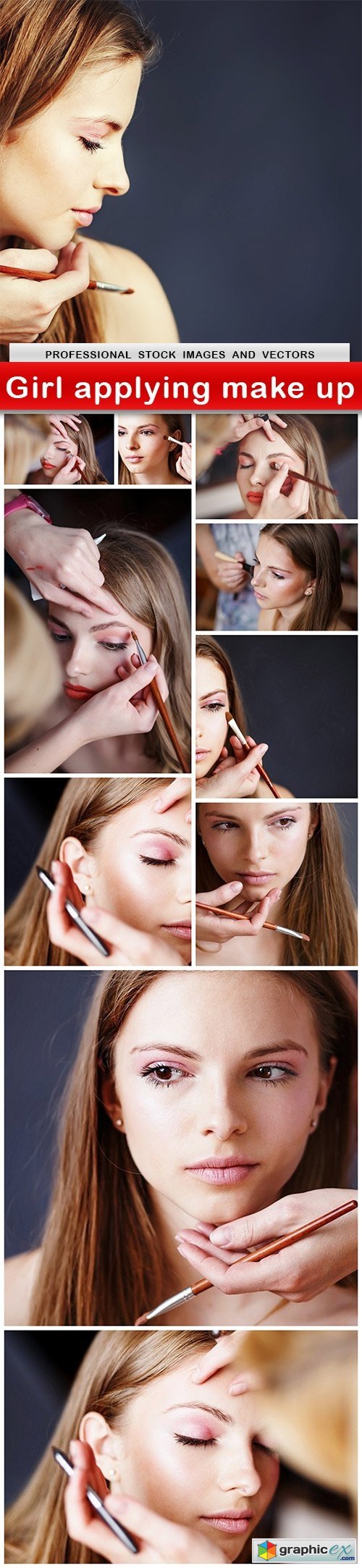 Girl applying make up - 11 UHQ JPEG