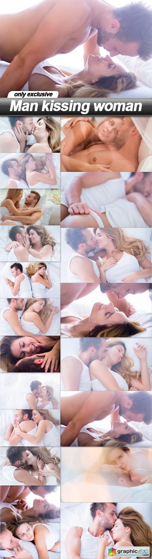 Man kissing woman - 20 UHQ JPEG