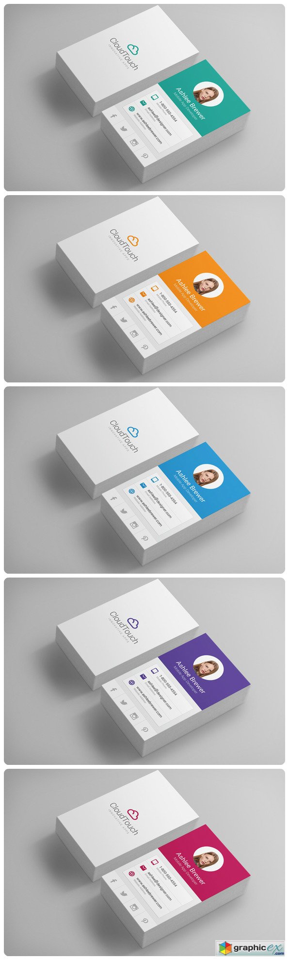 Material Design Business Cards 703967