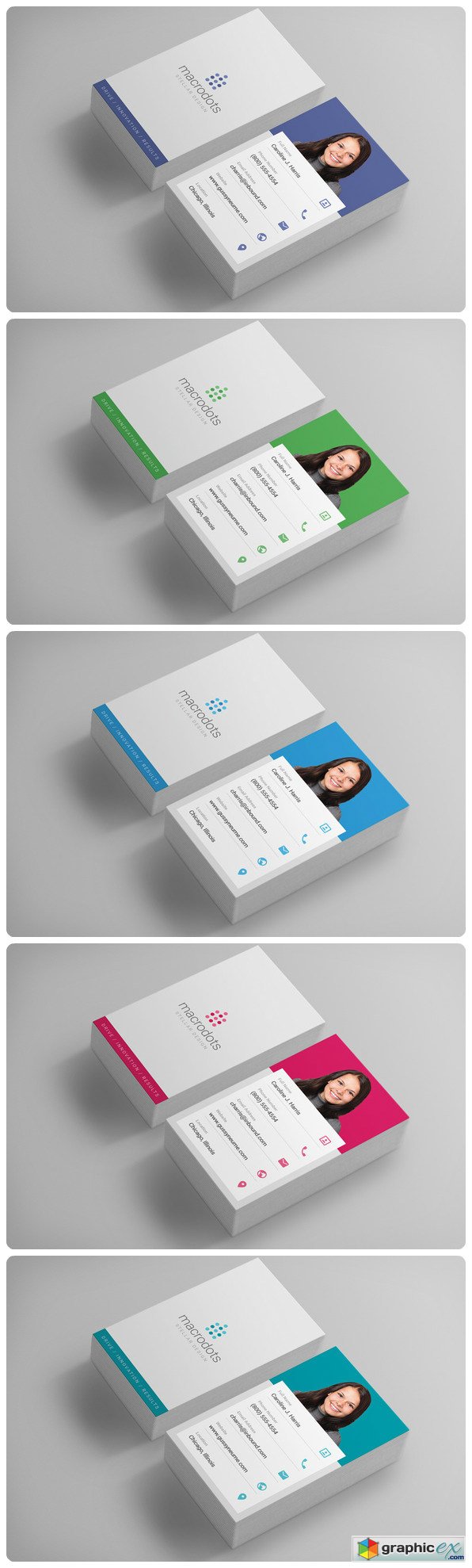 Clean Corporate Business Card 703992