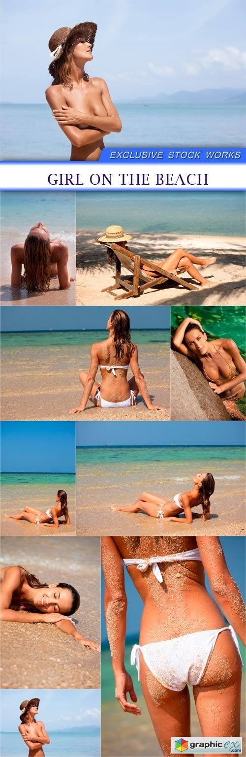 Girl on the beach 9X JPEG