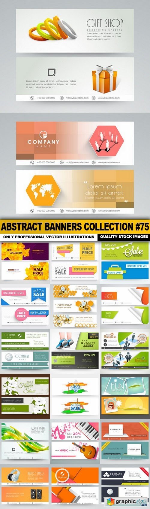 Abstract Banners Collection #75