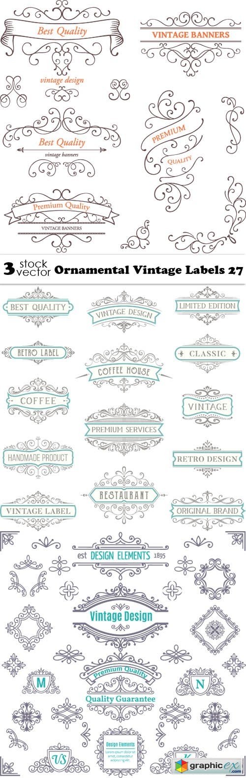 Ornamental Vintage Labels 27