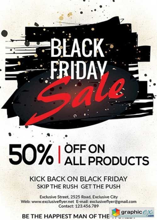 Black Friday Sale V1 Premium Flyer Template