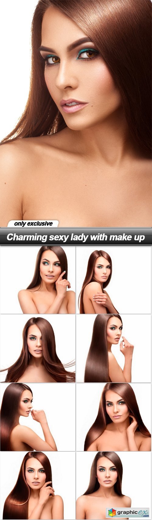 Charming sexy lady with make up - 9 UHQ JPEG