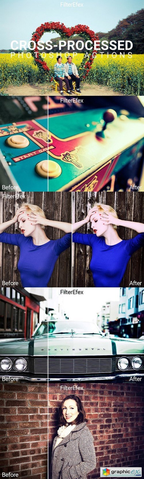 Cross-Processed Photoshop Actions