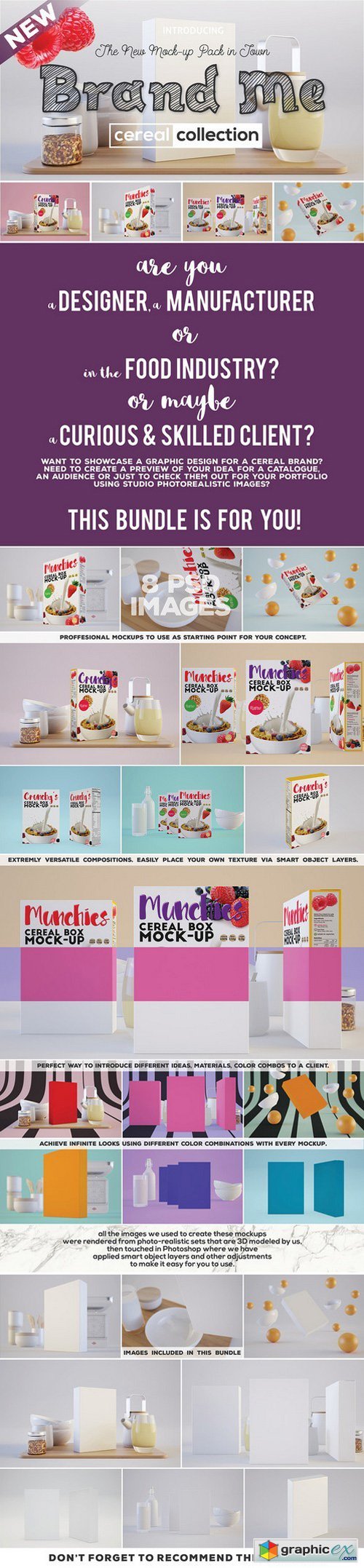Brand Me - Cereal Mock-up Collection