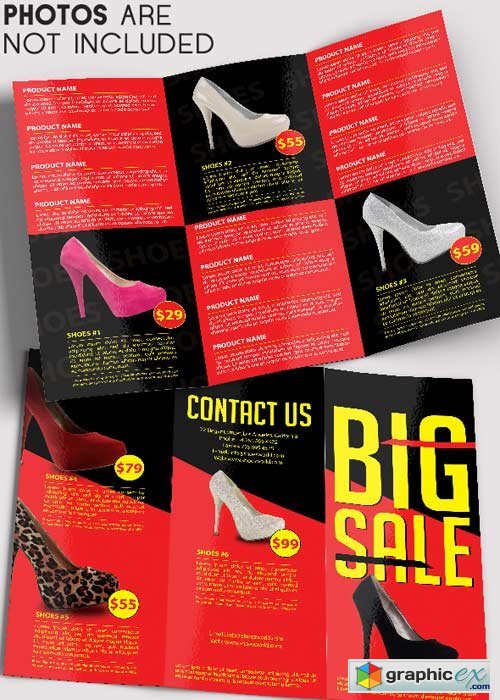Big Sale V1 Tri-Fold Brochure PSD Template