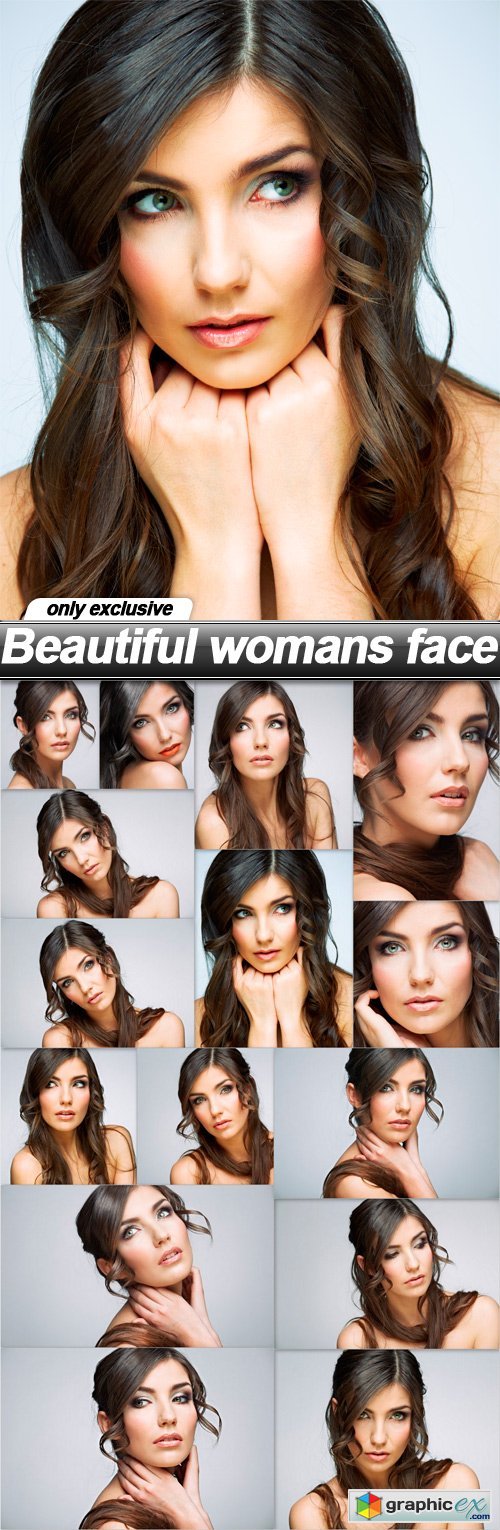 Beautiful womans face - 15 UHQ JPEG