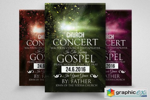 Jesus Church Concert Flyer 667315