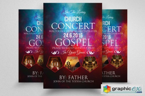 Jesus Church Concert Flyer 666836