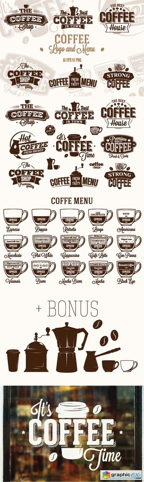Coffee Logo & Menu