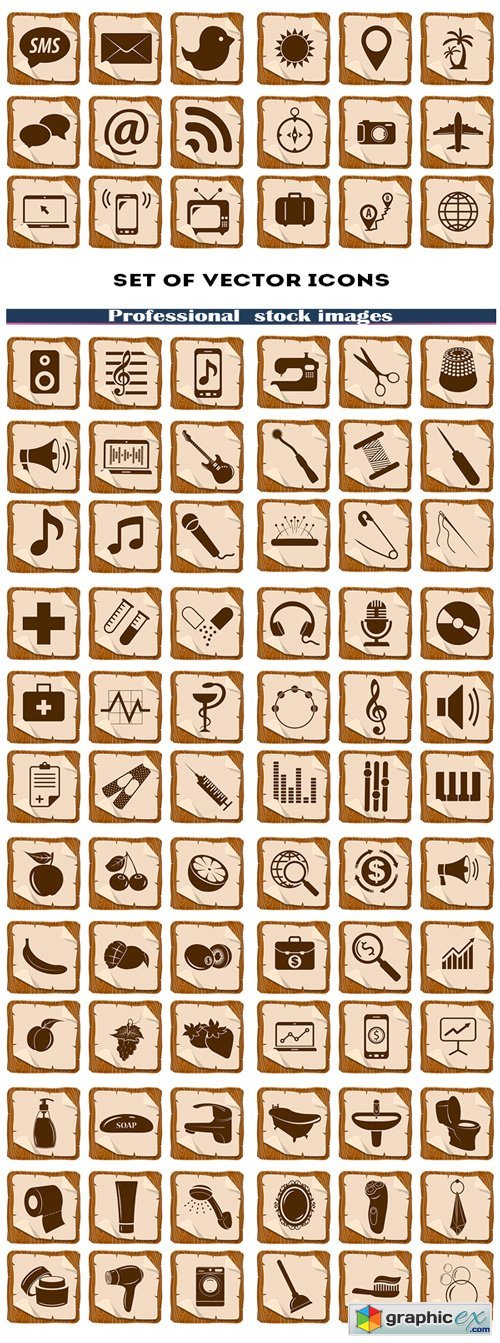 Set of vector icons