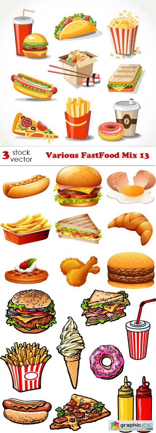Various FastFood Mix 13
