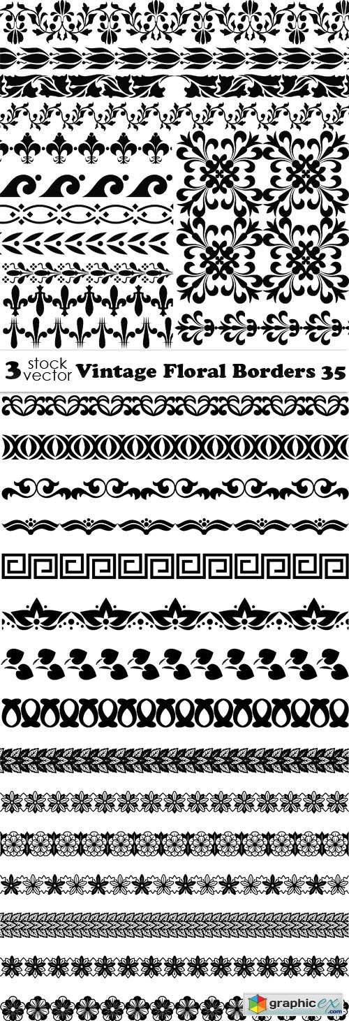 Vintage Floral Borders 35