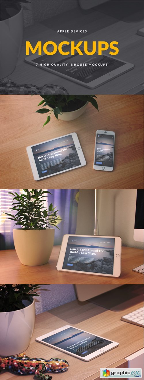 Apple Devices PSD Mockups