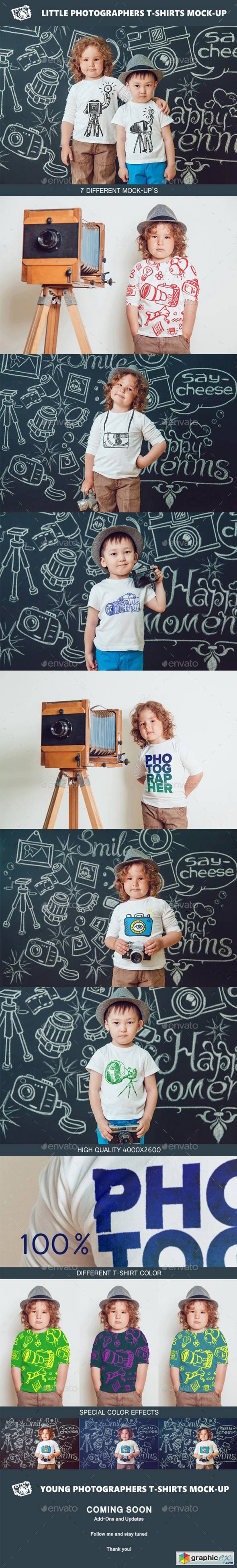 Little Photographers T-Shirt Mock-Up