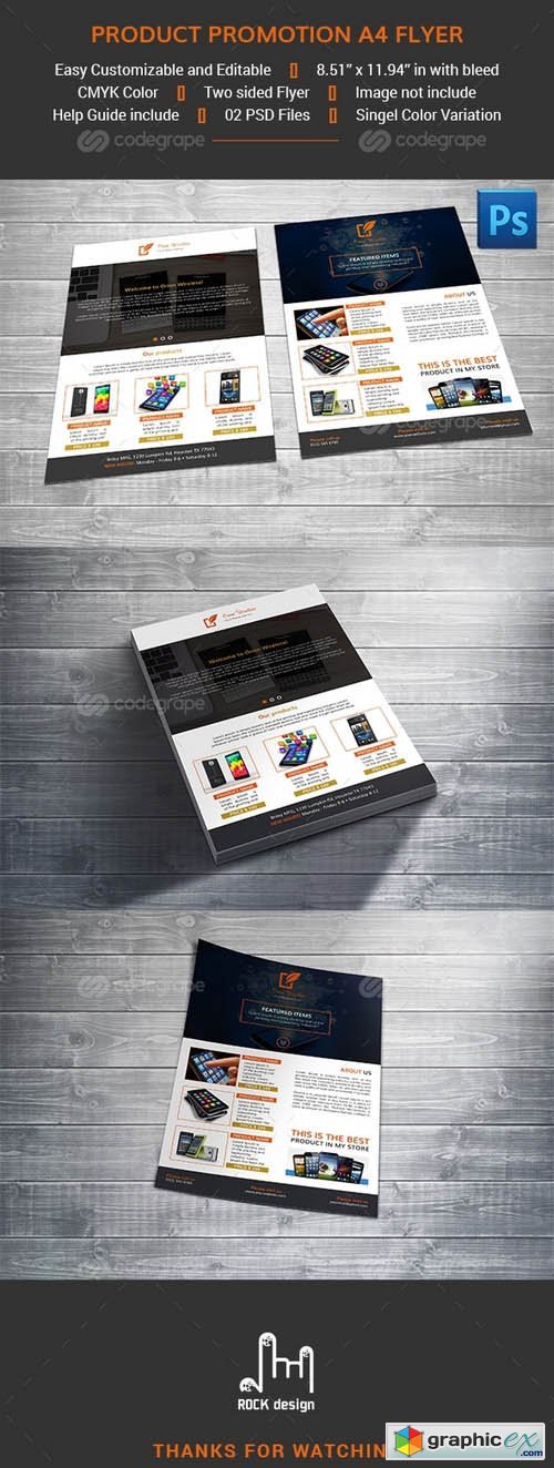Product Promotion A4 Flyer (Two Sided)