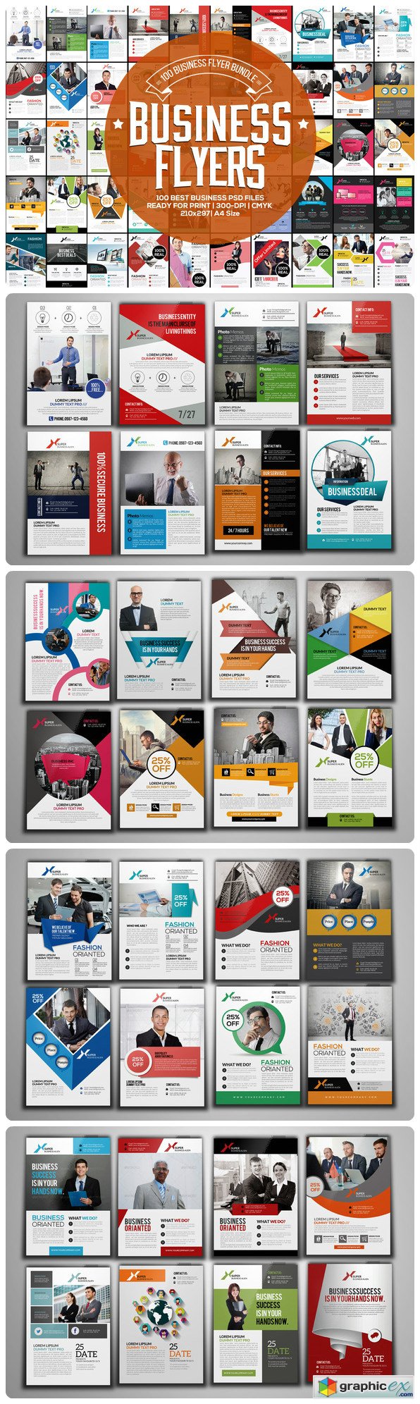 100 Business Flyer Templates