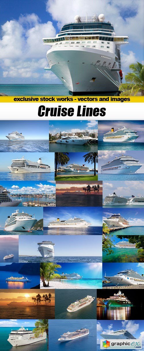 Cruise Lines - 25xUHQ JPEG