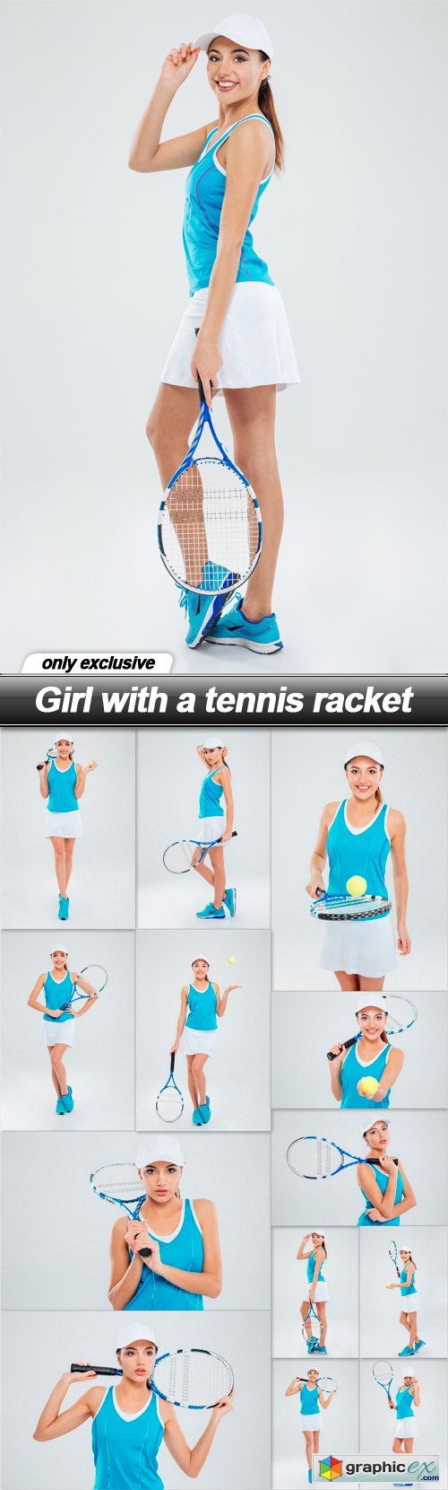 Girl with a tennis racket - 13 UHQ JPEG