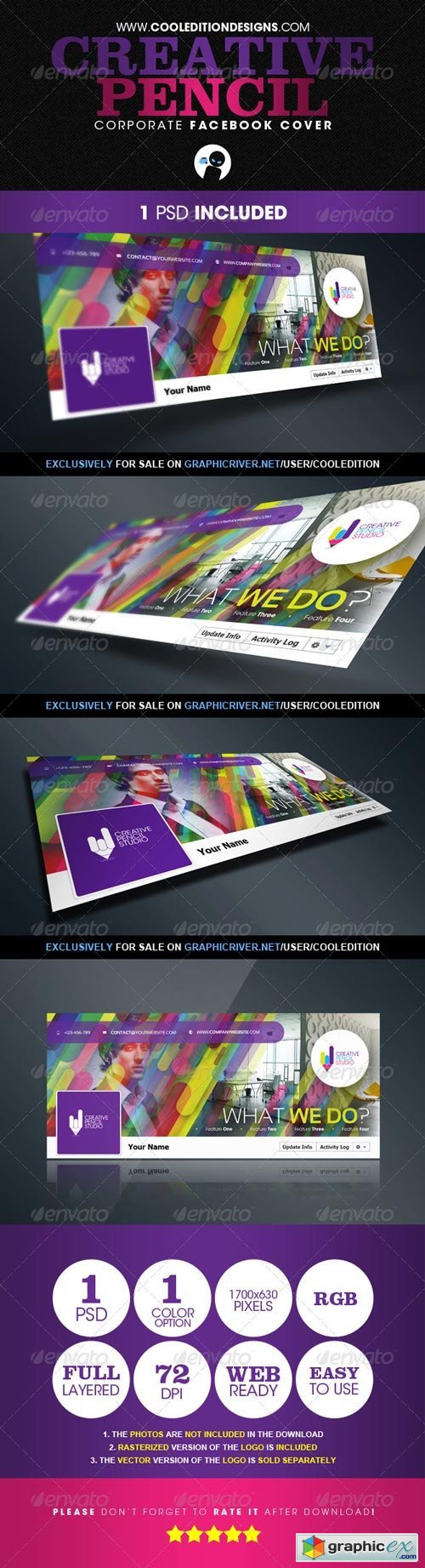 Creative Pencil - Corporate Facebook Cover