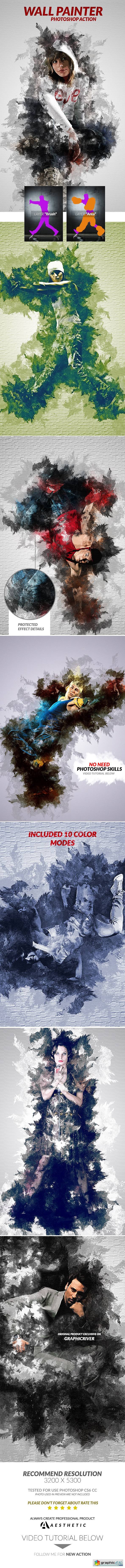 Wall Painter Photoshop Action