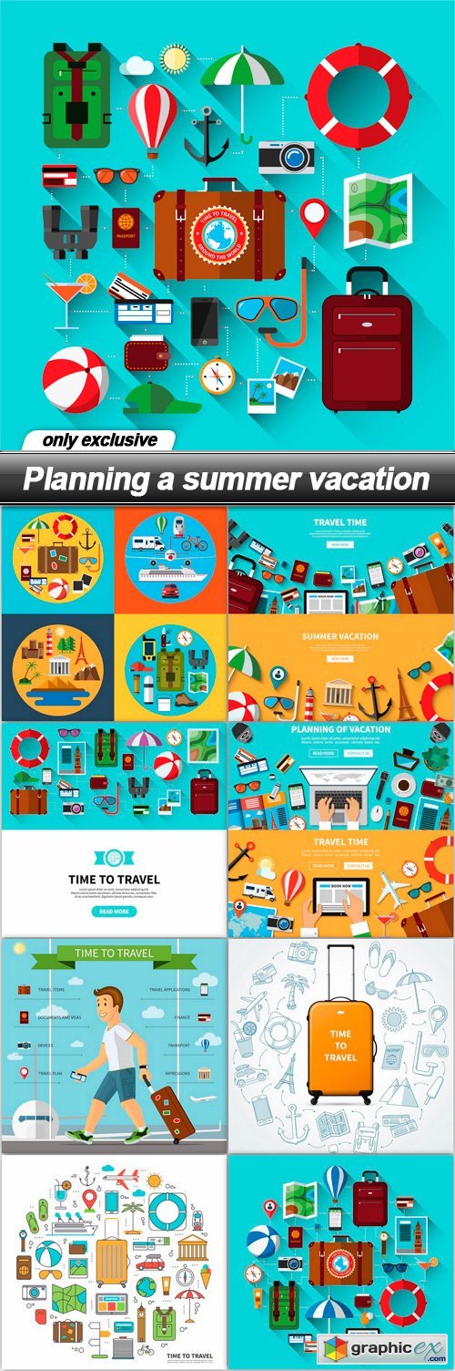 Planning a summer vacation - 9 EPS