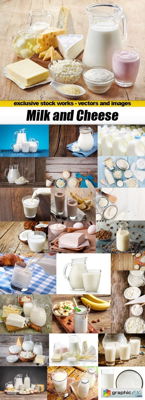 Milk and Cheese - 25xUHQ JPEG