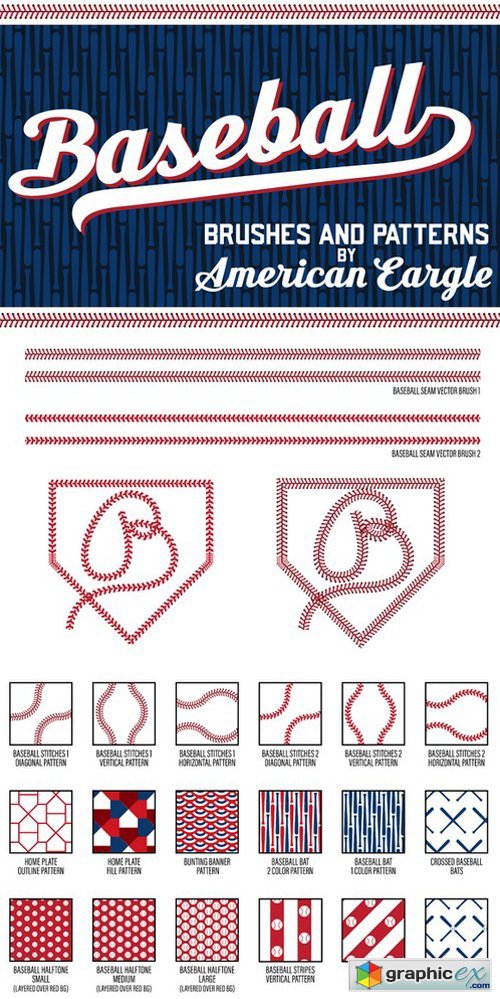 Baseball Badges & Patterns