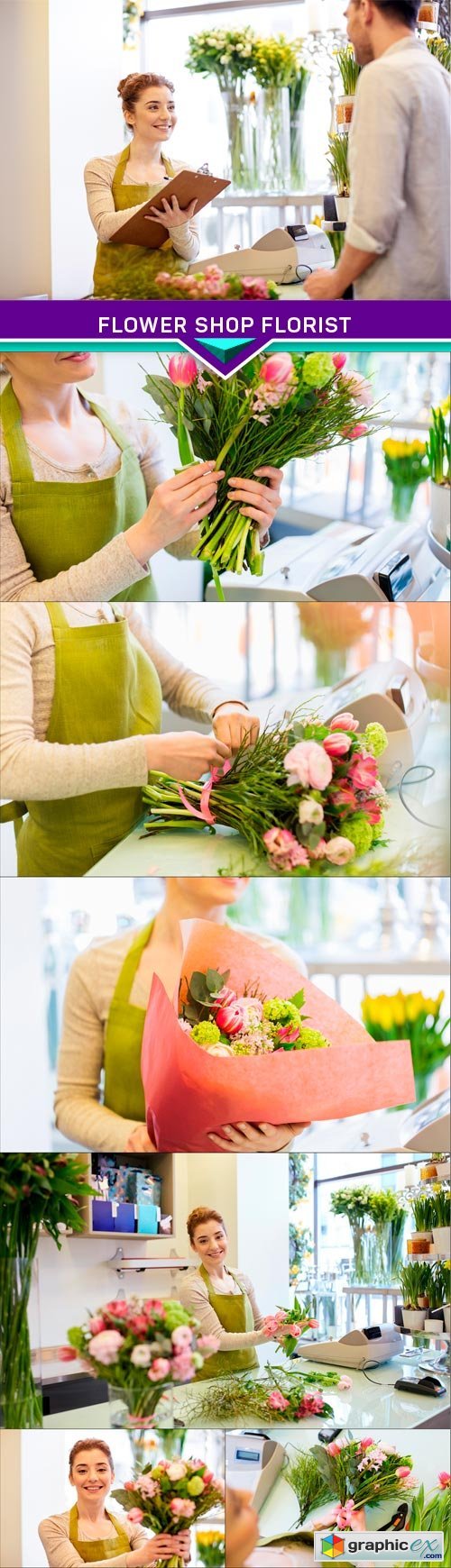 Flower Shop Florist 7x JPEG