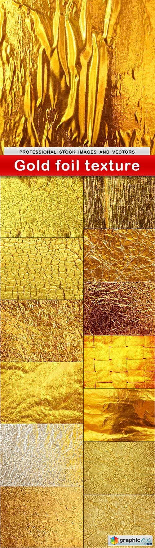 Gold foil texture - 14 UHQ JPEG
