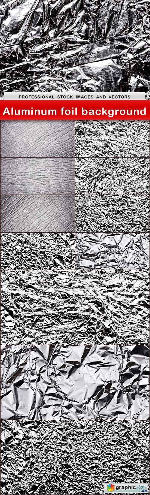 Aluminum foil background - 12 UHQ JPEG